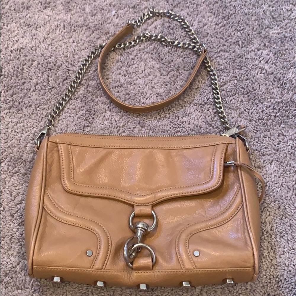 Rebecca Minkoff Large MAC crossbody in True camel
